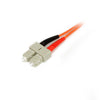 StarTech.com Fiber Optic Cable - Multimode Duplex 50/125 - LSZH - LC/SC - 2 m