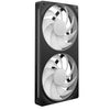 NZXT RF-U24HF-B1 Case Fan | 2400 RPM 75.12 CFM RGB Fluid Dynamic Bearing (FDB) Black