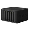 Synology DX517 5-Bay Desktop Disk Array | HDD & SSD, 80 TB Max, Hot-Swap, Black