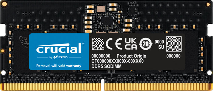 Crucial CT8G48C40S5 8 GB (1x8 GB) DDR5 4800 MHz Memory Kit | CL40