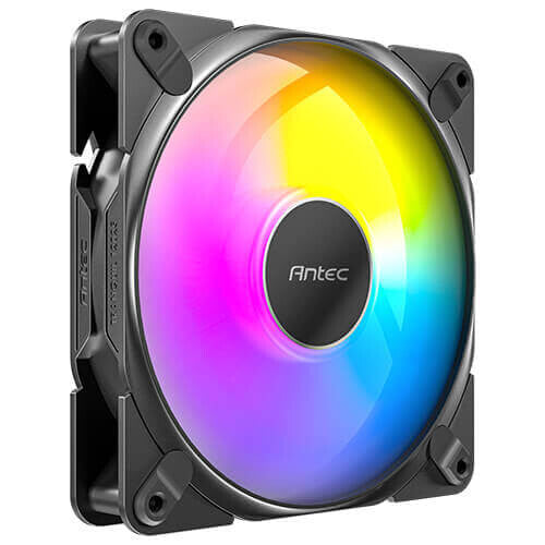 Antec TQ 12025 ARGB_3PK Case Fan | 1-Pack 120mm 64.02 CFM RGB Fluid Dynamic Bearing (FDB) Black