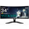 Gigabyte G34WQCP 34" UltraWide Quad HD Curved Gaming Monitor | 3440 x 1440 180Hz 1ms HDMI DP