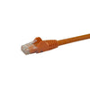StarTech.com 2m CAT6 Ethernet Cable - Orange CAT 6 Gigabit Ethernet Wire -650MHz 100W PoE RJ45 UTP Network/Patch Cord Snagless w/Strain Relief Fluke Tested/Wiring is UL Certified/TIA