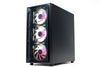 GTR Gaming PC | Intel i5 12400F, RTX 5060 Ti, 16GB DDR4 3200MHz, 1TB NVMe SSD, 600W 80+ Bronze PSU, ARGB Glass-Black Case, WiFi, Windows 11 Home | Prebuilt Gaming Desktop PC