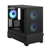 Fractal Design Pop Mini Air RGB Mini Tower PC Case Black | Liquid Cooling Support