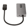 StarTech.com 3-Port MST Hub - DisplayPort to 3x HDMI, Triple 4K 60Hz Monitors, DP 1.4 Multi-Monitor Video Adapter, 1ft (30cm) Built-in Cable, USB Powered, Windows Only