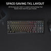 Corsair K70 CORE TKL Mechanical Gaming Keyboard | Wired, QWERTY, Tenkeyless (80 - 87%), Black, Backlit