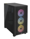 Corsair 3000D ARGB Midi Tower PC Case Black | Liquid Cooling Support