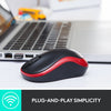 Logitech M185 mouse Ambidextrous RF Wireless Optical 1000 DPI