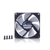 Fractal Design Silent Series R3 80 mm Case Fan | 80mm 1600 RPM 20.2 CFM Black