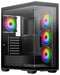 Solus Panoramic Gaming PC Case - 3 x Side Fans and 1 x Rear Fan - ARGB Fan Controller