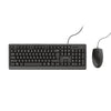 Trust TKM-250 Keyboard | Wired, QWERTY, Black, Mouse Included