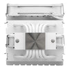 Cooler Master 622 Halo White CPU Cooler | 120mm 2050 RPM 51.88 CFM PWM RGB Rifle bearing White