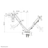 Neomounts by Newstar monitor desk mount