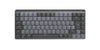 Logitech MX Mini Mechanical Mechanical Keyboard | Wireless, QWERTY, Graphite, Backlit