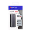 Verbatim Vx500 External SSD USB 3.1 Gen 2 480GB 480 GB Portable SSD | USB 3.2 Gen 2 Silver