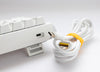 Ducky One3 Pure White Mini Mechanical Gaming Keyboard | Wired, White, Backlit