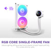 NZXT Kraken Plus RGB 240 Processor All-in-one liquid cooler 12 cm White