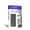 Verbatim Vx500 External SSD USB 3.1 Gen 2 480GB 480 GB Portable SSD | USB 3.2 Gen 2 Silver