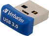 Verbatim Store 'n' Stay NANO - USB 3.0 Drive 64 GB - Blue