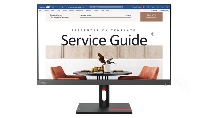 Lenovo ThinkVision S24i-30 24" Full HD Monitor | 1920 x 1080 100Hz HDMI VGA