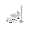 StarTech Single Monitor Stand - Adjustable - Steel - Silver
