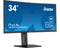 iiyama ProLite XCB3494WQSN-B5 34" UltraWide Quad HD Curved Monitor | 3440 x 1440 120Hz HDMI DP