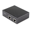 StarTech Industrial Gigabit PoE Injector Repeater | 1000 Mbit/s 90W Black