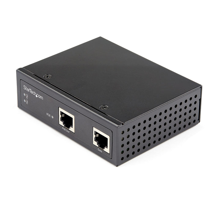 StarTech Industrial Gigabit PoE Injector Repeater | 1000 Mbit/s 90W Black