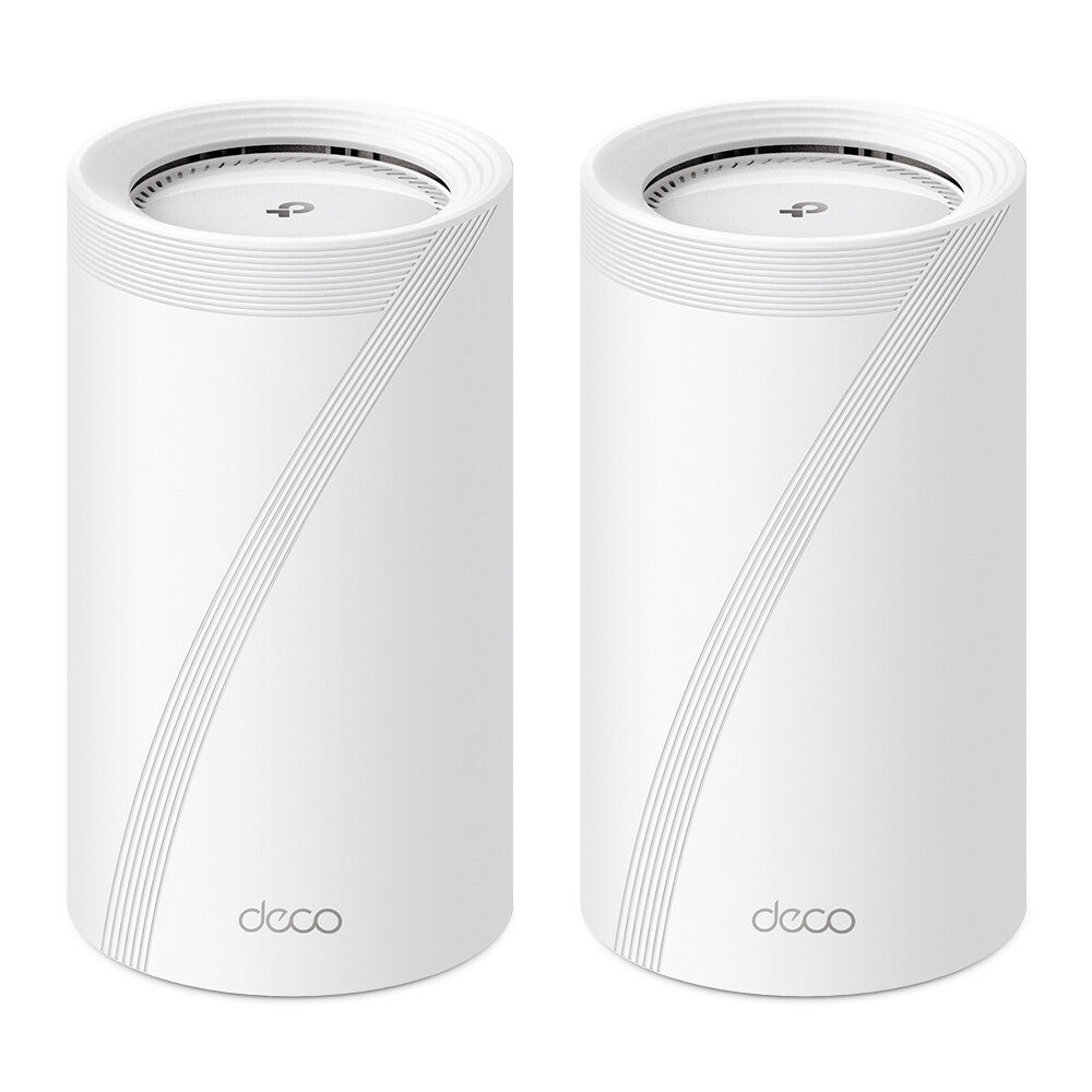 TP-LINK BE19000 Tri-Band Whole Home Mesh WiFi 7 System Tri-band Mesh System | 2-Pack, White