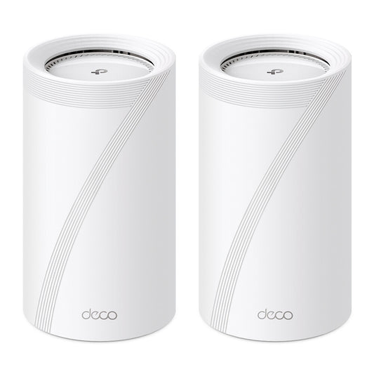 TP-LINK BE19000 Tri-Band Whole Home Mesh WiFi 7 System Tri-band Mesh System | 2-Pack, White