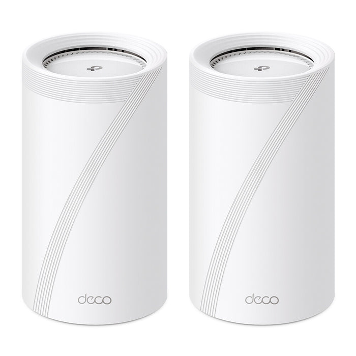 TP-LINK BE19000 Tri-Band Whole Home Mesh WiFi 7 System Tri-band Mesh System | 2-Pack, White
