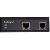 StarTech Industrial Single Port Gigabit PoE Extender Range Extender | 1000 Mbit/s 60W Black