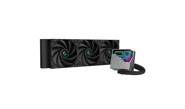 DeepCool LT720 AIO Liquid Cooler | 360mm RGB Intel & AMD Compatible Black
