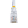 StarTech.com 15m Cat5e White Molded RJ45 UTP Cat 5e Patch Cable - 15 m Patch Cord