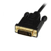 StarTech 3ft (1m) DisplayPort to DVI Cable - 1080p Video - Active DisplayPort to DVI Adapter Cable - DisplayPort to DVI-D Cable Converter Single Link - DP 1.2 to DVI Monitor Cable