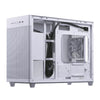 ASUS AP201 ASUS PRIME CASE TG WHITE Mini Tower PC Case White | Liquid Cooling Support