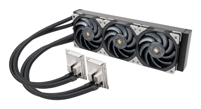 Silverstone SST-XE360PDD computer cooling system Processor Liquid cooling kit 12 cm Aluminium, Black, Grey