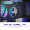 NZXT Kraken Elite 420 RGB Processor All-in-one liquid cooler 14 cm Black 1 pc(s)