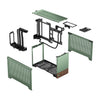 Fractal Design Terra Small Form Factor (SFF) PC Case Green | Liquid Cooling Support