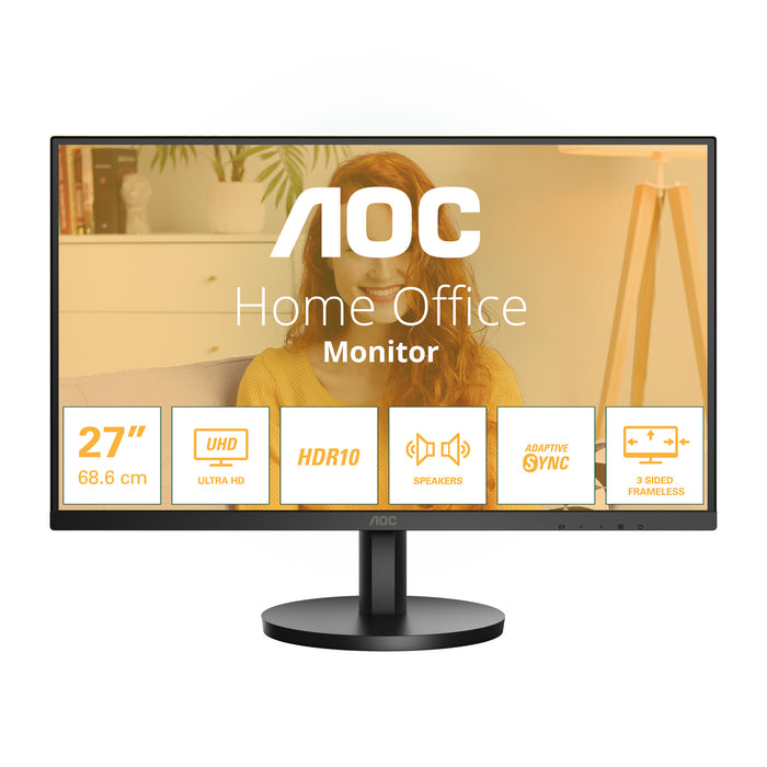 AOC B3 U27B3A 27" 4K Ultra HD Monitor | 3840 x 2160 60Hz HDMI DP