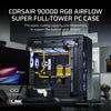 Corsair 9000D RGB AIRFLOW Full Tower PC Case Black | Liquid Cooling Support