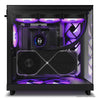 NZXT H6 Air Flow RGB Midi Tower PC Case Black | Liquid Cooling Support