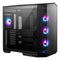 MSI MAG PANO 100R PZ ARGB Midi Tower PC Case Black | Liquid Cooling Support
