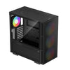 DeepCool CH560 ARGB Midi Tower PC Case Black | Liquid Cooling Support