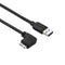 StarTech Slim Micro USB 3.0 Cable - M/M - Left-Angle Micro-USB - 0.5m (20in)