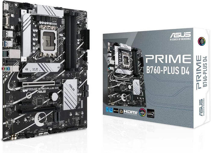 ASUS PRIME B760-PLUS D4 ATX Motherboard | LGA1700 | 4x DDR4 Slots