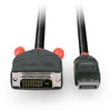 Lindy 2m DisplayPort to DVI Cable