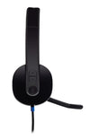 Logitech H540 Headset Wired Head-band Office/Call center USB Type-A Black