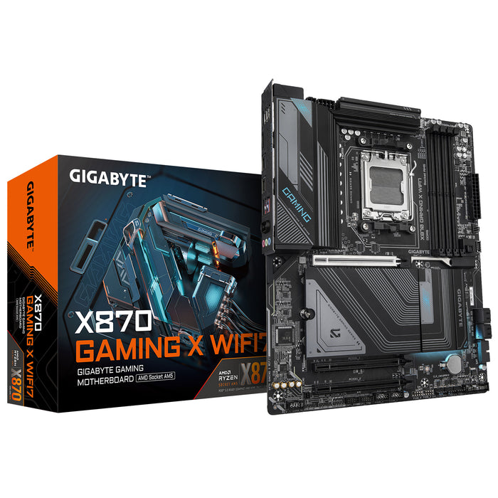Gigabyte X870 GAMING X WIFI7 ATX Motherboard | AM5 | 4x DDR5 Slots | Wi-Fi 7